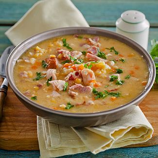 Суп с фасолью и копчёной курицей - Первые блюда - Рецепты | TVRUS & TVRUS plus